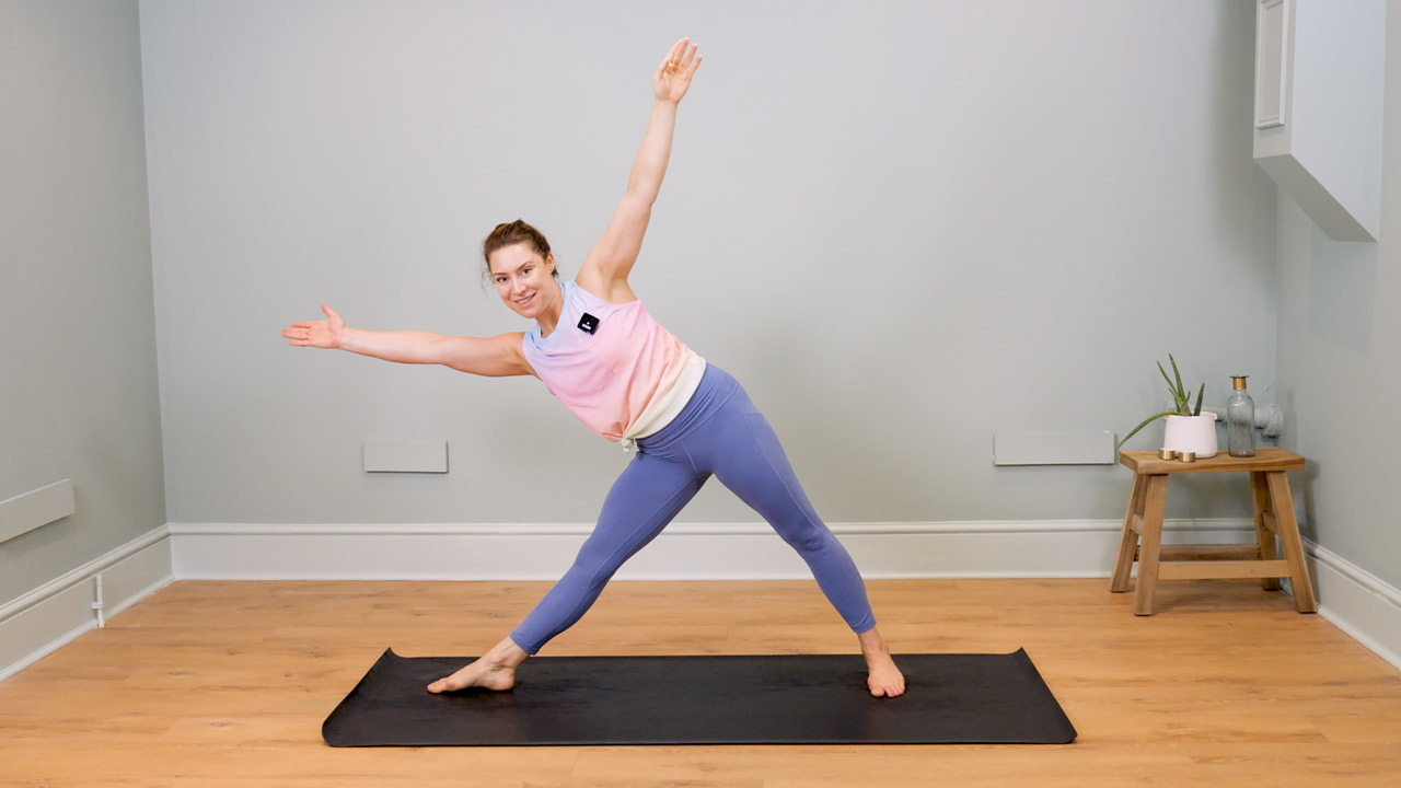 Sun salutes and stretches
