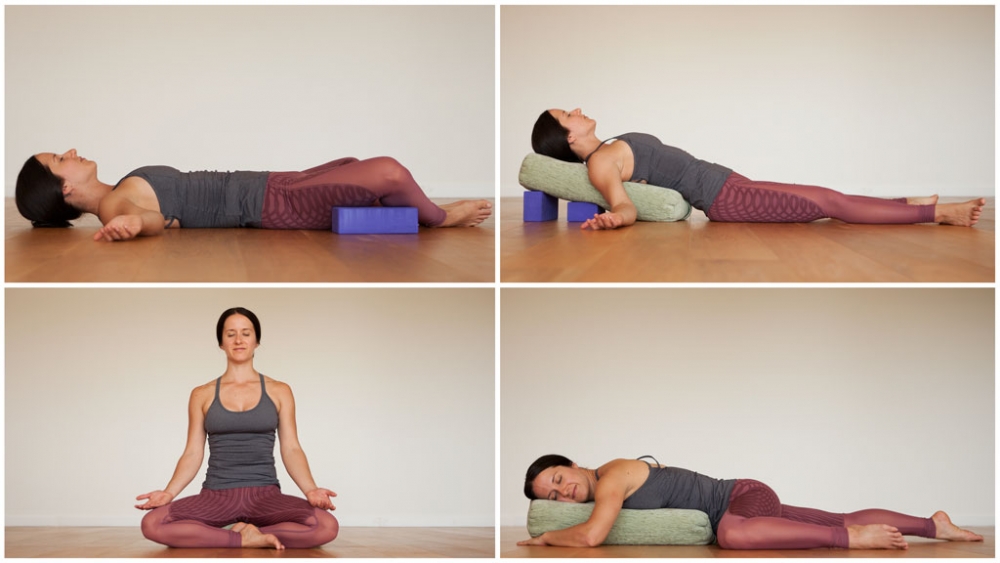 Restorative yoga poses